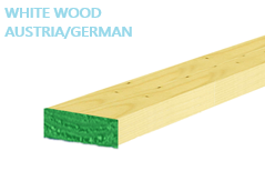 WHITEWOOD 2 x 4'x 13FT.
